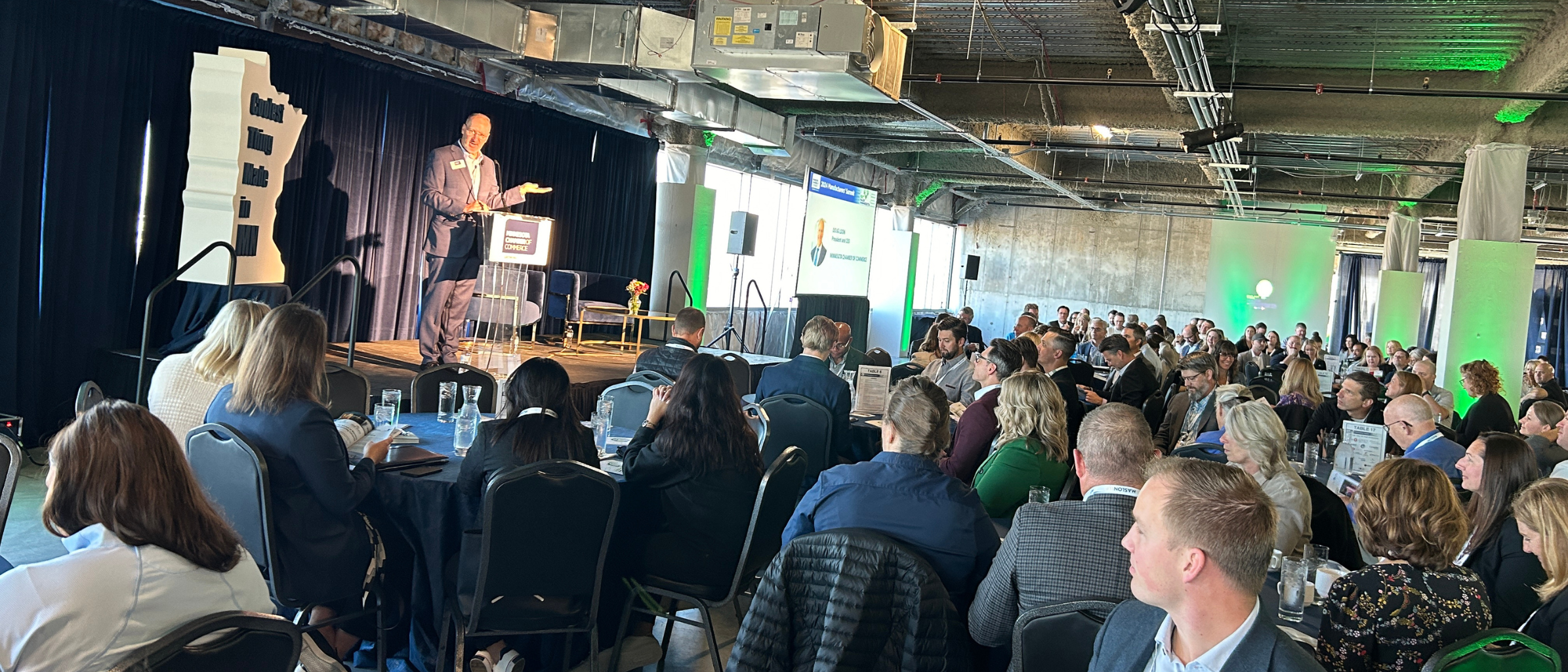 The audience at the 2024 Minnesota Manufacturing Summit.